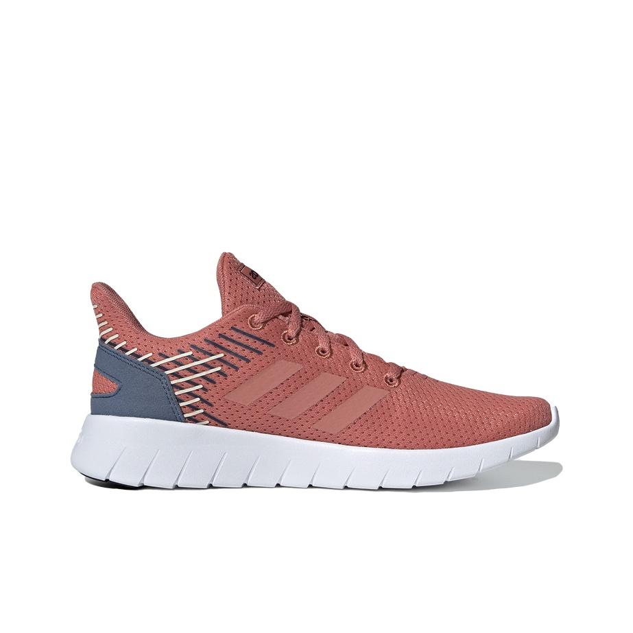 Adidas Asweerun Comfortable Shock Absorption Low-Top Marathon Running Shoes Women Sneakers Pink Blue EE8502