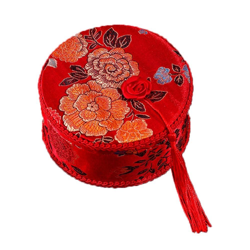 

Portable Needle Thread Kit Handcrafted Hand Sewing Tool Kit Home Sewing Box Wedding Supplies S красный