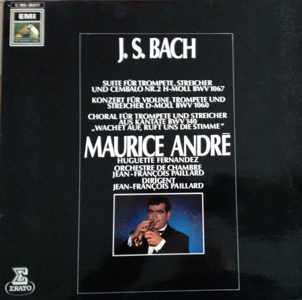 

LP Record JOHANN SEBASTIAN BACH MAURICE AND Suite Fur Trompete Streicher Und C 1C06528217 His Masters Vo Germany Classical Used