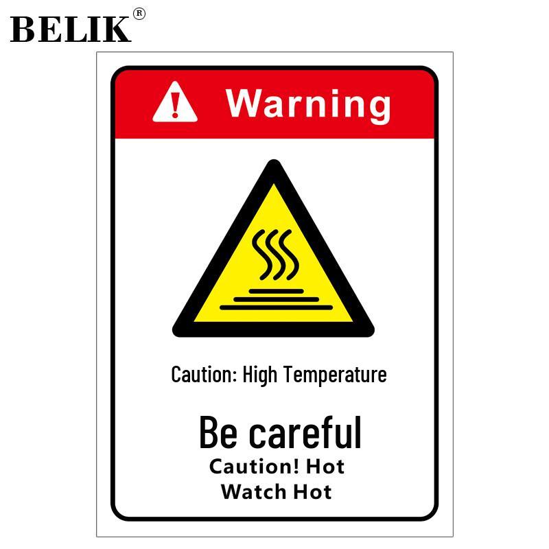 BELIK High Temperature Caution Warning Sign