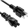 3 Prong Power Cord Replacement Power Cable for Computer TV Monitors, Compatible with Dell IBM HP Asus Sony Samsung Toshiba Lenovo Acer Epson Printer