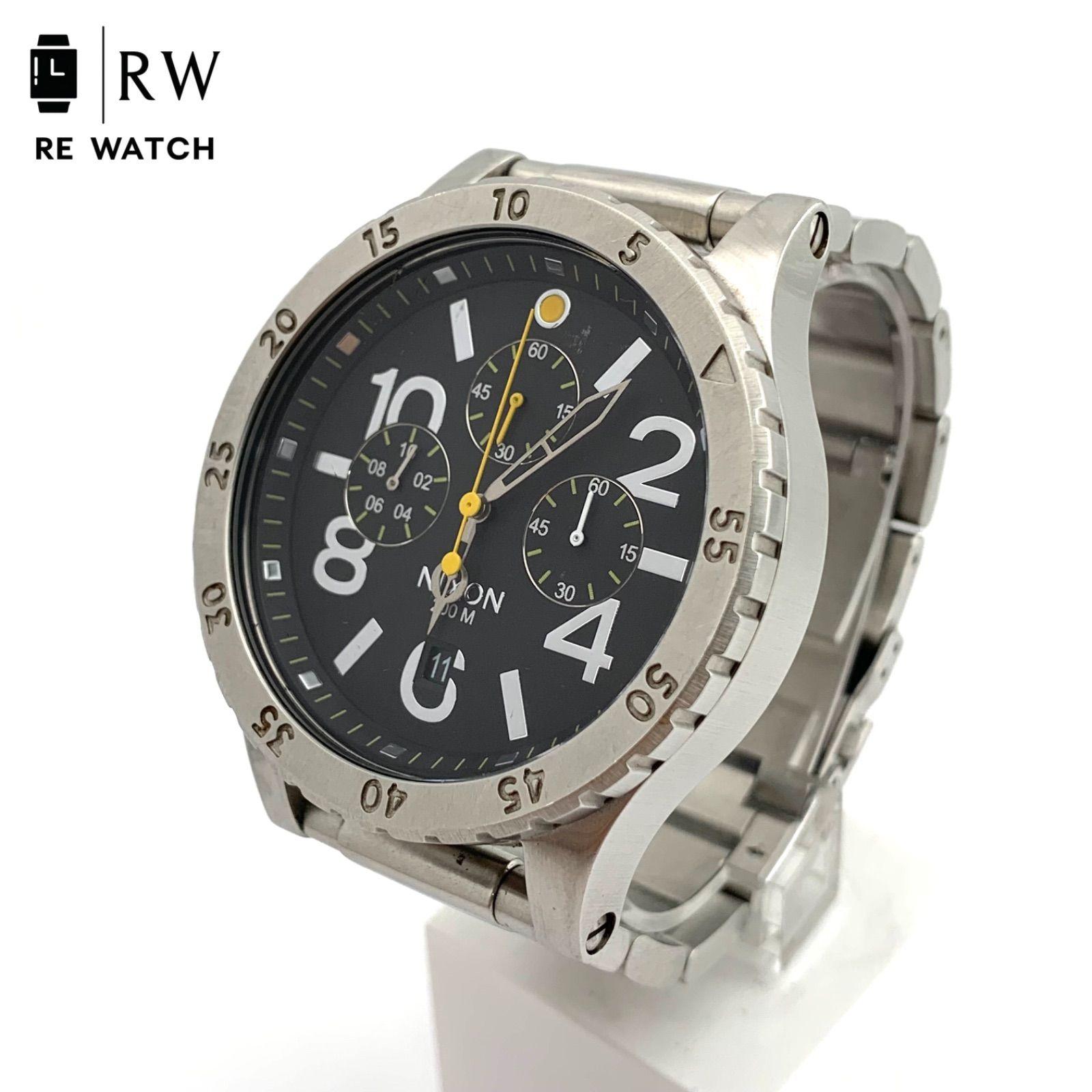 Used [Used] NIXON 48-20 Chronograph Watch Stainless Steel