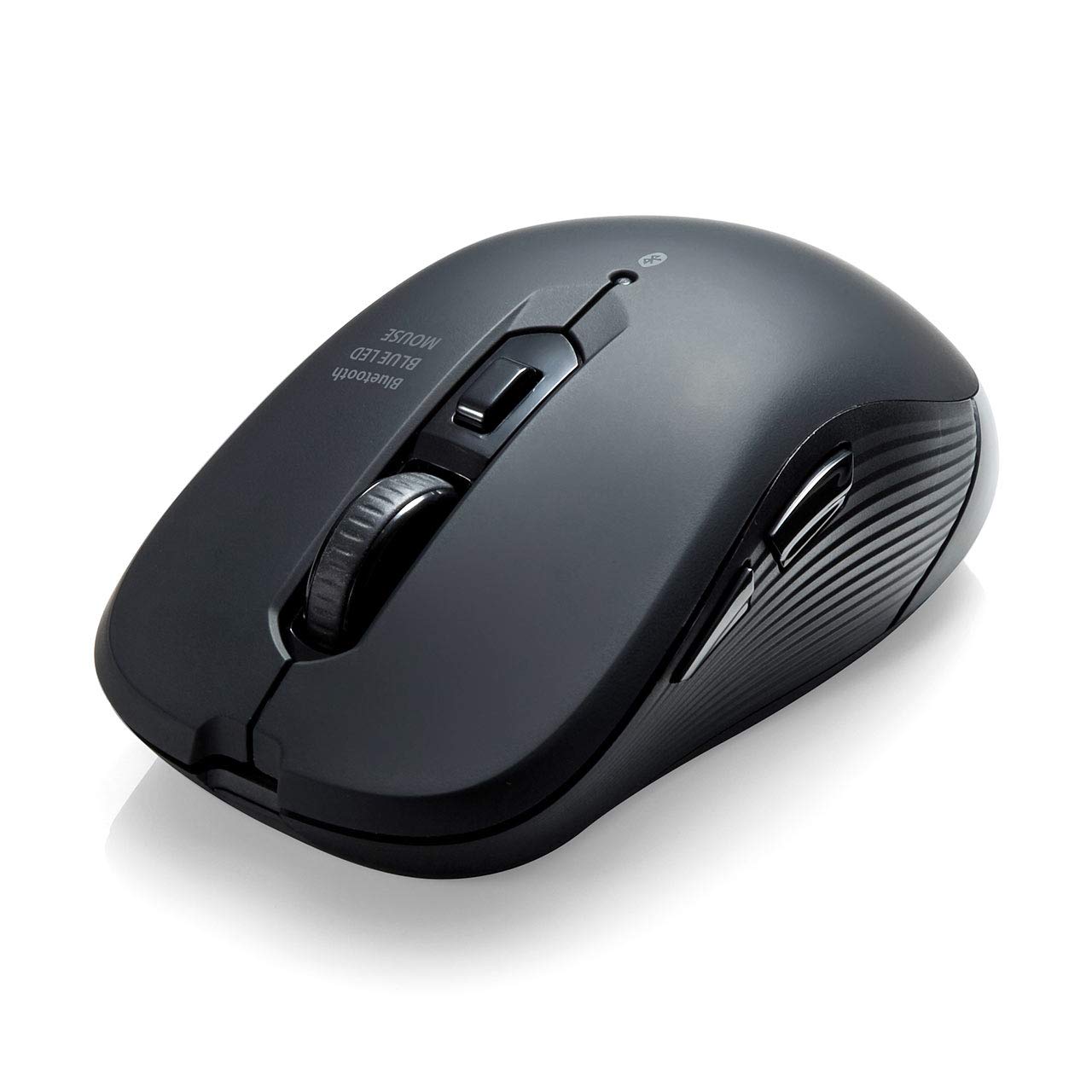 

E-Supply Bluetooth Wireless Mouse with Blue LED Sensor, 5 Buttons, Symmetrical, iPadOS Compatible, Medium Size, Black, EZ4-MABT158BK