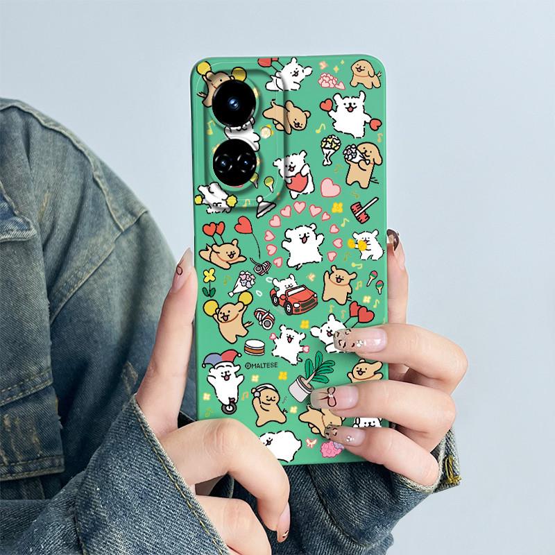 For Tecno Camon 19 CI6n / 19 Pro CI8 Phone Case Cover Silicone Sweet Painted Shell Cartoon Funda Printed Protective Casing Coque