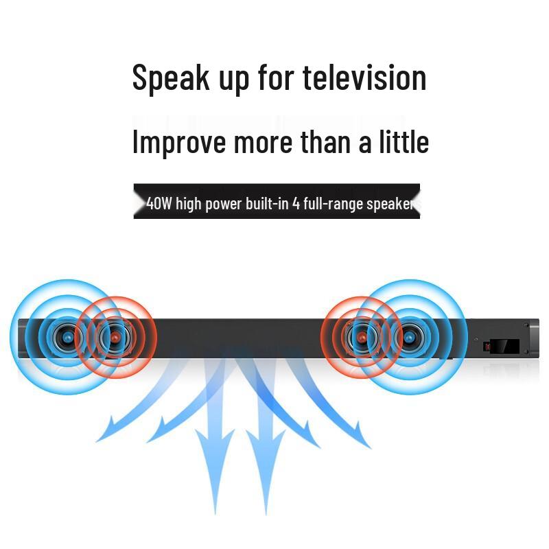 GIEC T40 Plus TV Soundbar CN plug (adapter included)