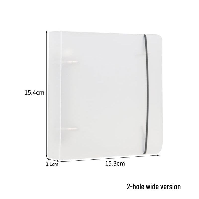 3-inch & 5-inch Frosted Ring Binder Camera Album - Nine-Grid Card Holder & Stargazer Storage.