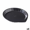 Moule Pour Four Pyrex Magic Rond Noir Plat Ø 27 Cm (6 Unités)