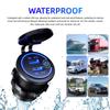 Quick Charge 3.0 Dual Usb Fast Car Charger Waterproof 12v/24v Qc3.0 Power Outlet With Touch Switch&led Light
