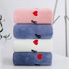 High Density Coral Fleece Towel Towel Set Water Absorption Coral Can Be Cut Edge Lock Edge Wrapping Microfiber Towel 70x32cm
