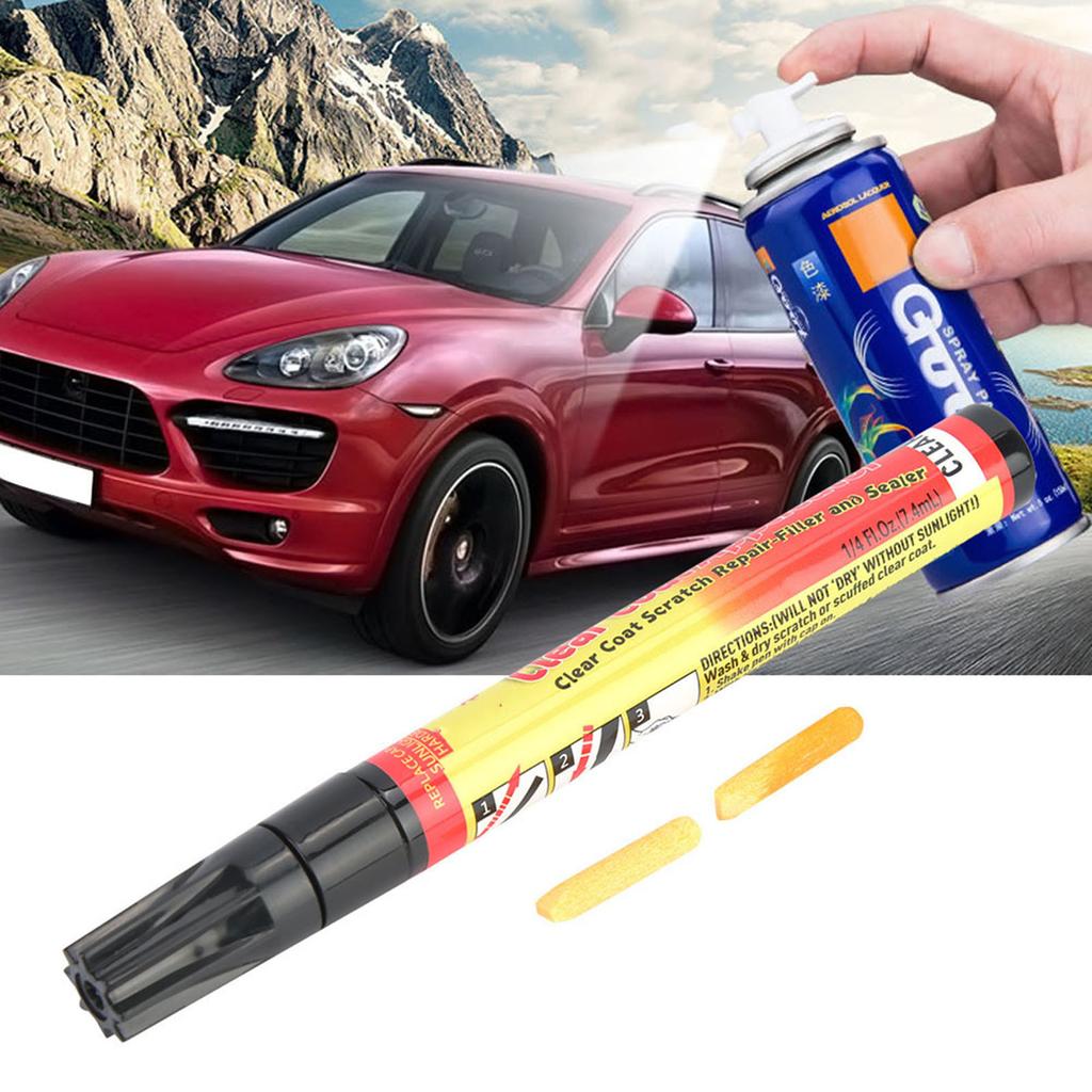 Popular Practical Car Scratch Repair Pen  Applicator for All Cars with Two Acrylic Tip