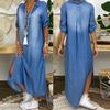 Women's Fashion Large-size Women's Denim Dress Casual Dresses