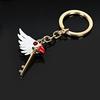 Cardcaptor Sakura Necklace Ladies Keychain Fashion Bird Pendant Anime Magic Stick Cosplay Props Girls Gift
