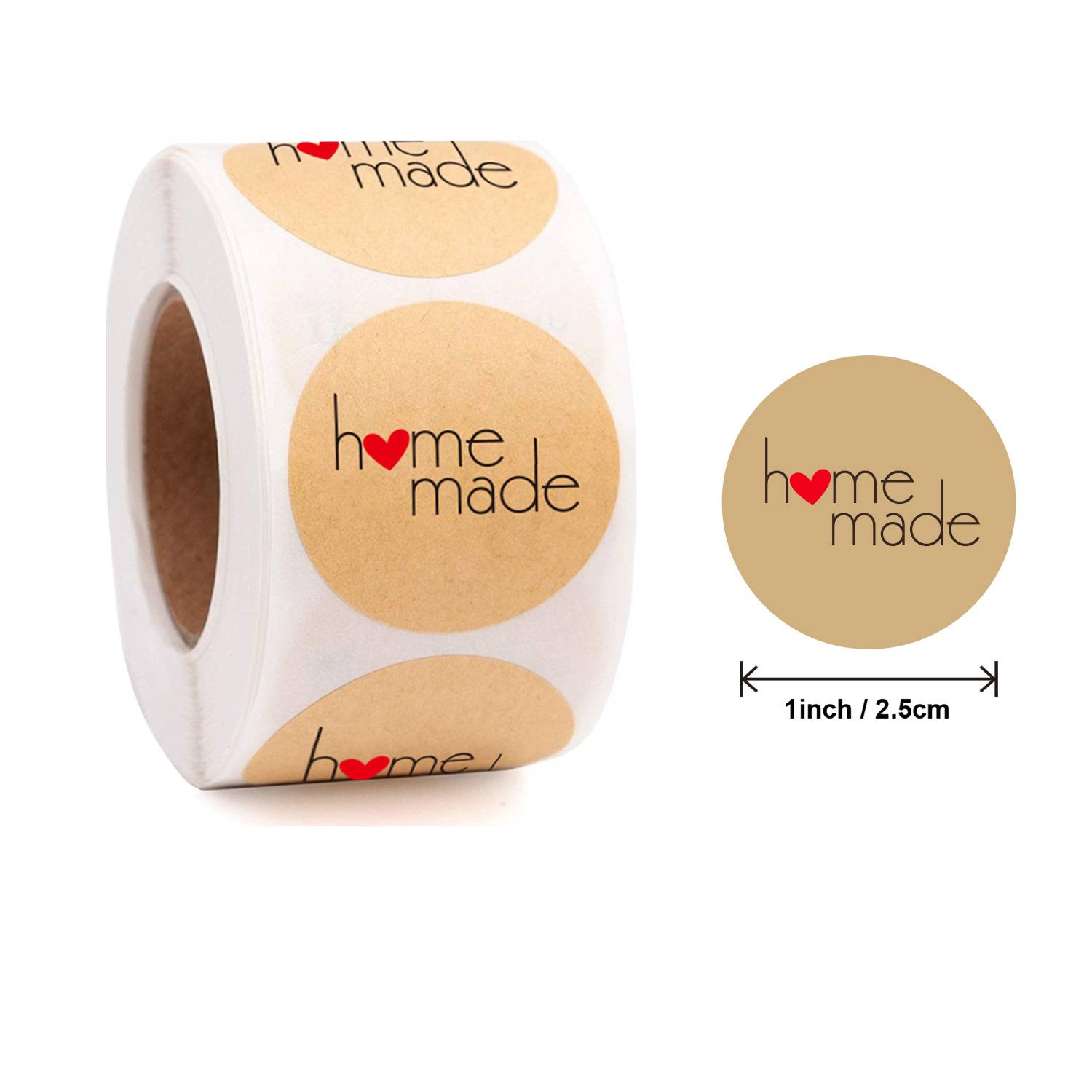 

Около 500 шт., наклейки Happy Mail, скрапбукинг, 1 дюйм, круглые крафт-наклейки, уплотнительные этикетки, этикетки для упаковки, канцелярские наклейки 2.5CM/1INCH