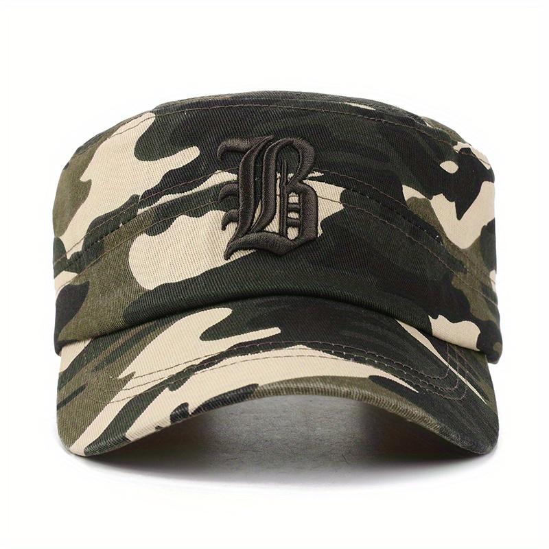 1Pc Outdoor Flat Top Camouflage Baseball Cap, Men'S Fashion Sun Hat