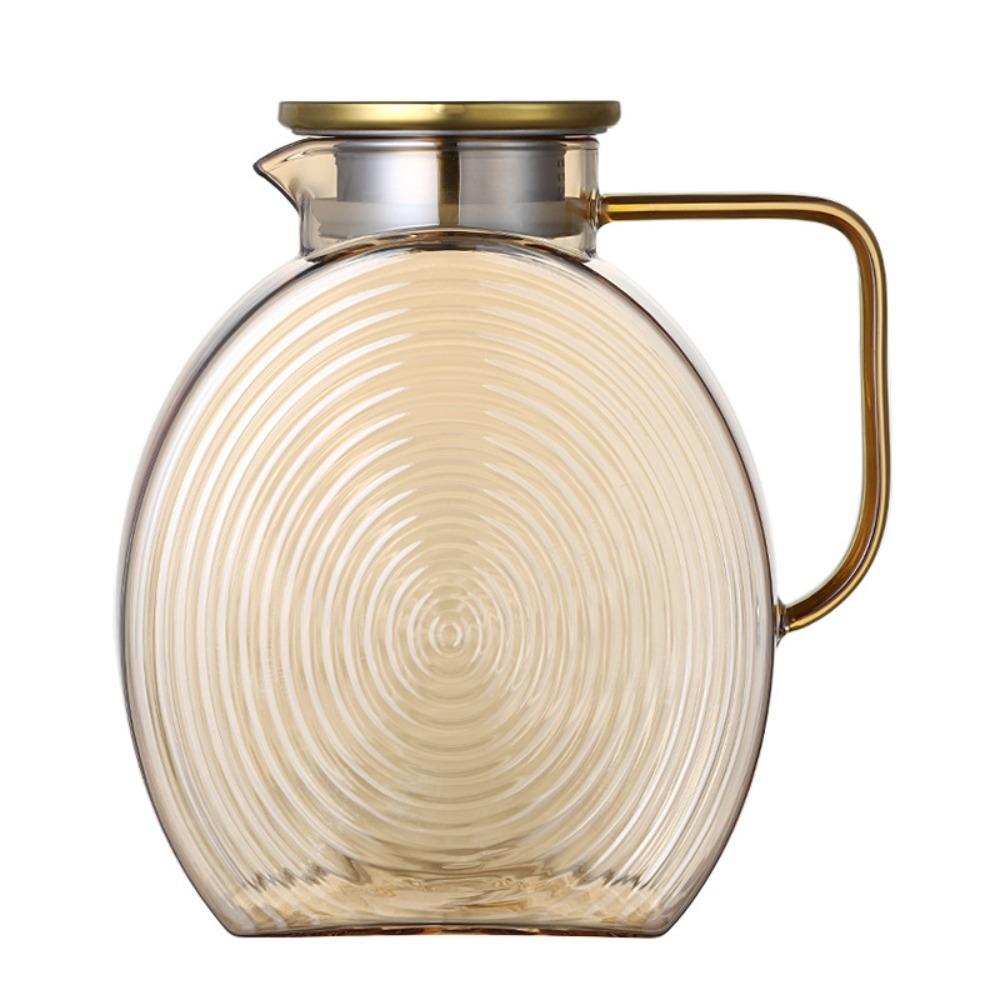 Nordic Style Refrigerator Snail Glass Pitcher 2.5L Water Bottle Practical Cold Water Kettle Hotel