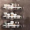 MDNG No-Drill 3-Tier Wall-Mounted Corner Shelf