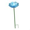 Bee Feeder Stake with Bird Bath Iron Garden Ornament for Backyard Use