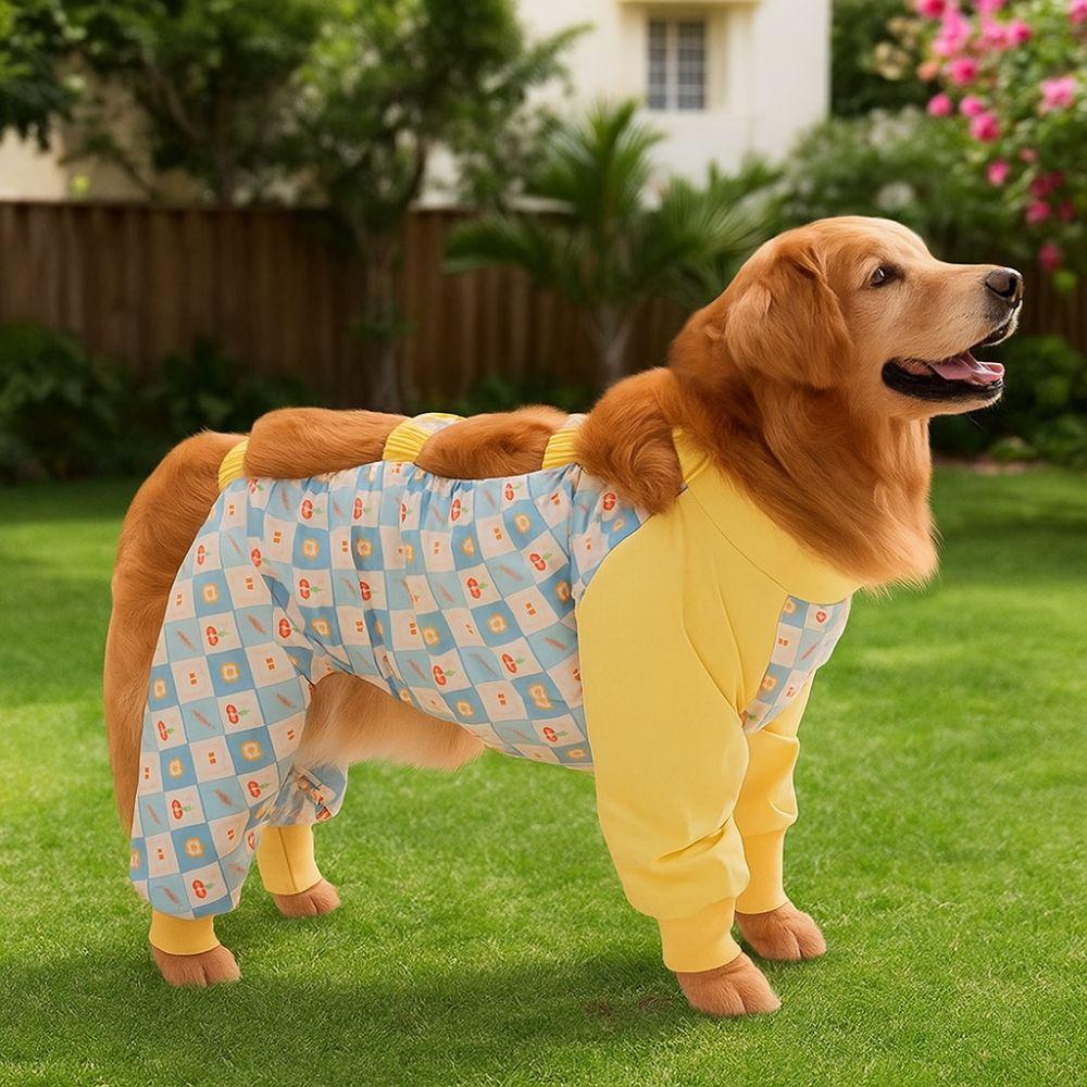 Adjustable Dustproof Dog Pants Breathable Pet Outdoor Coverall Waterproof Dog Pants Strolling