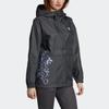 adidas Originals Logo Design Loose Fit Windbreaker Jacket Women Jacket Light-Gray DX4263