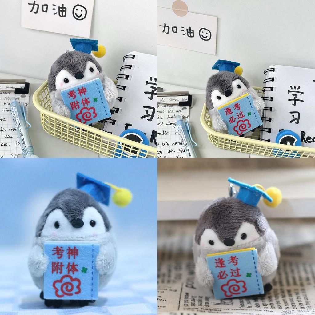 Adorabile Peluche Pinguino Regalo Motivazionale per la Laurea per Studenti Peluche Corto da 8 cm