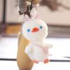 Charming Plush Duck Keychain Lovely And Fluffy Stuffed Animal Doll For Bags