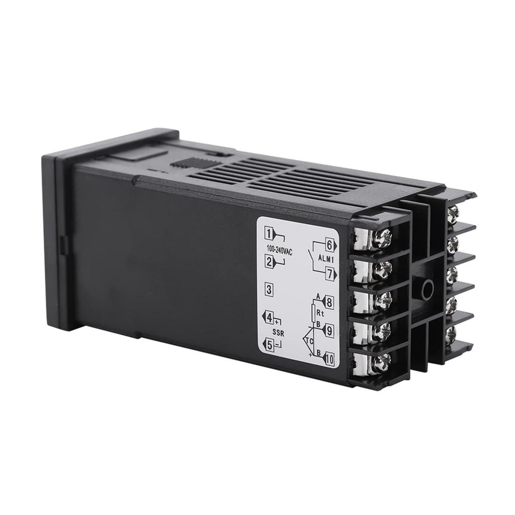 V geby Digital Thermostat Temperature Controller Relay Switch PID Temperature Controller Kit Alarm REX-C100 (0℃~1300℃)