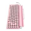 Typewriter Mechanical Keyboard 83 Keys Blue     5.0 Support 3 Devices FN Master Retro   Round Keycap Keyboard