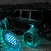 12/24V Truck Car Chassis Light LED Rock Lights 24 High Brightness LED Beads Neon Lamp For Pickup Off Road Jeep SUV ATV UTV Car