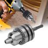 3.0 16MM 1 2 20UNF Drill Chuck Adapter Kit Key Type Drill Chuck with Round Shank Adapter