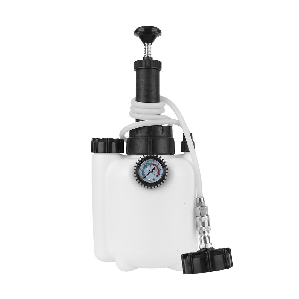 3L Vacuum Brake Pressure Fluid Pump Car Manual Brake Fluid Bleeder Kit Professional Brake Flush Machine Pneumatic Brake Bleeder