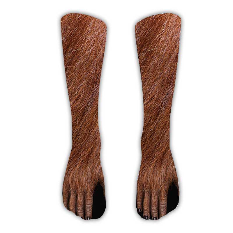 3D Animal Paw Prank Socks: Creative Cat & Dog Hoof Print Simulation
