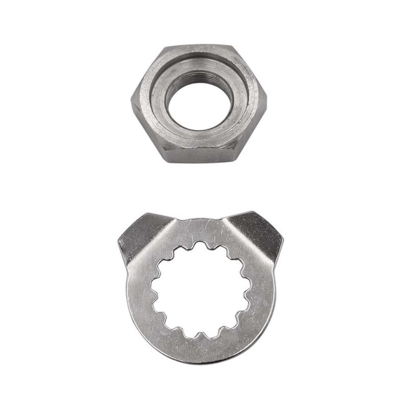 

A28G-Комплект гайки и шайбы-фиксатора передней звезды мотоцикла Для Raptor 660R YFM660R Аксессуары для квадроциклов и мотоциклов серебряный