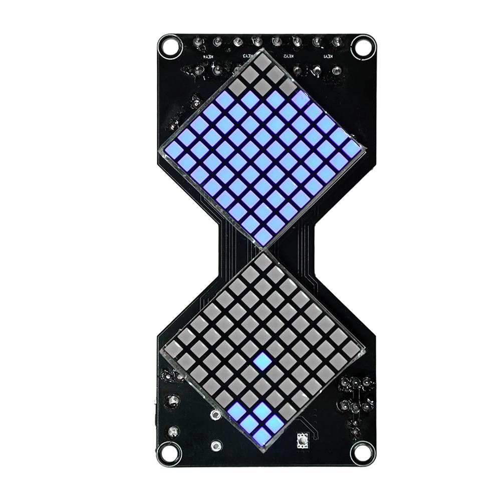 

DIY Electronic Hourglass Timers Birthday Gift Toys LED Electronic Hourglass Cyber Style Home Decoration Birthday Christmas Gift синій
