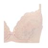 AMOSTYLE BY Triumph Entry Collection Cup Backless Bra Panty Twinkle M019 E65M 3/4 Bra, & Set, Flower, Women's, (Pink),