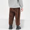 Volunboy Corduroy Pants for Kids and Long Stylish Tapered Pants for Boys and Loose Sizes Size Babies, Pants, Girls, Fit, Casual, 90-130cm (Brown, 100)