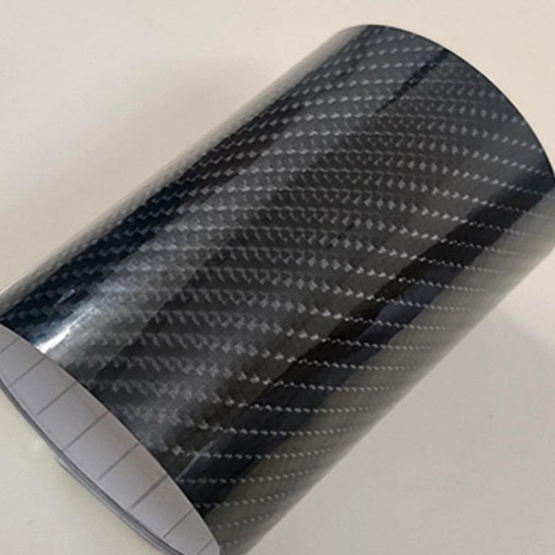 

Черная виниловая пленка под карбон, самоклеящаяся, виниловая наклейка для автомобиля, сделай сам, легко устанавливается, не мнется, для защиты кузова автомобиля 30x152cm