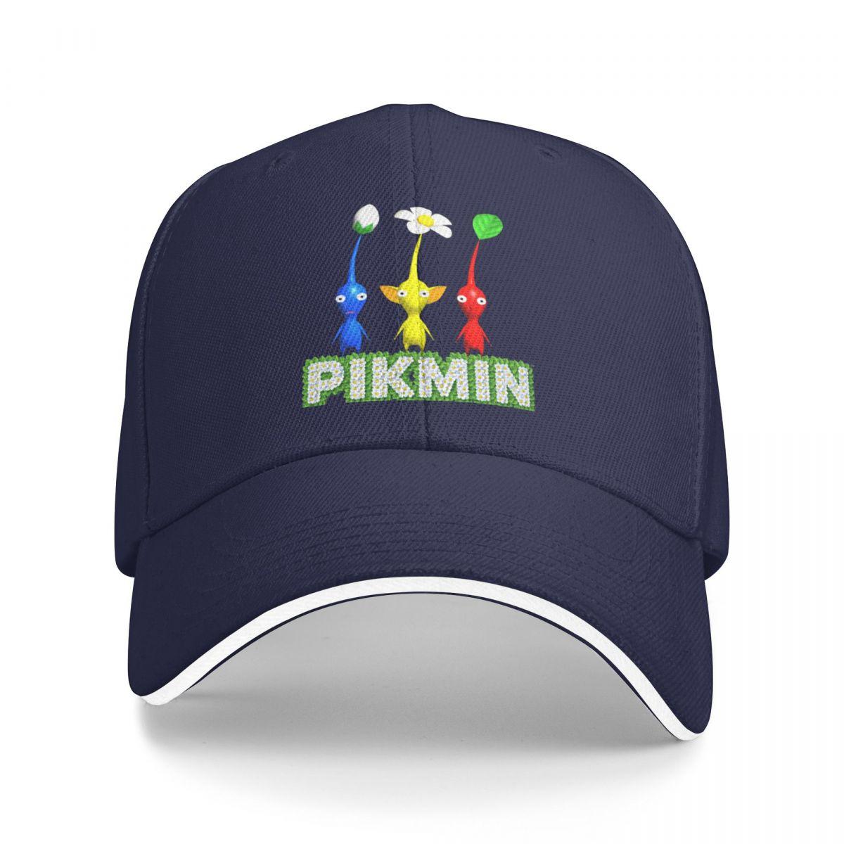 

Baseball Caps Pikmin 4 Game Cute Characters Graphic Unisex Sport Summer Hats One Size