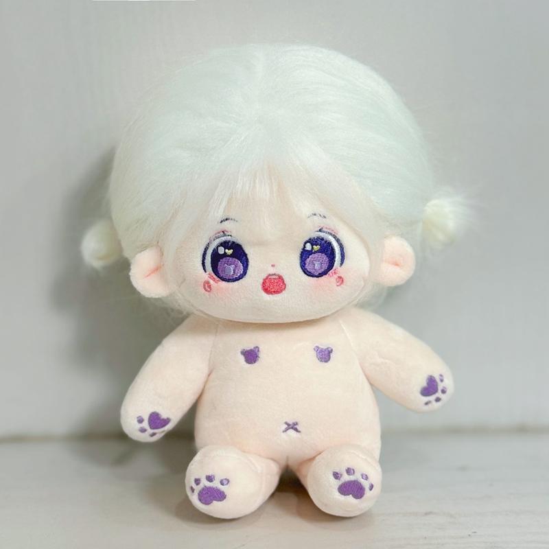 Kawaii Plush Cotton Doll Idol Stuffed Super Star Figure Dolls Cute Fat Body Cherry Blossoms Girl Doll Can Change Clothes Gift