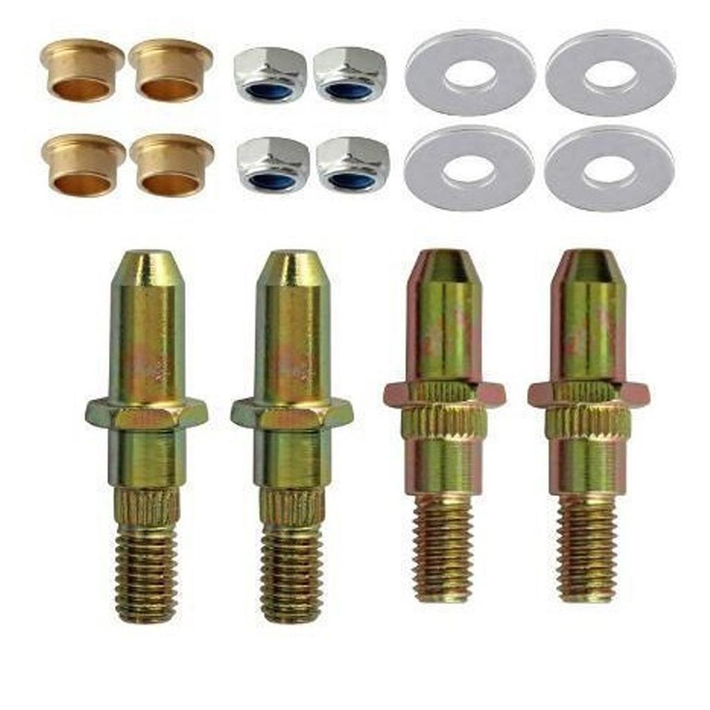 High Precisions Vehicle Door Hinge Repair Kit With Lock Nuts Flat Washers For Select Models Hinge Pin and Bushing Repair