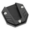Motorcycle Side Stand Plate Pad High Strength Kickstand Pad Plate Support Accessory Black