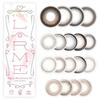 Color Lenses LARME MELTY SERIES (1 Box 10 Pieces) Prescription 0.00 Star Filter