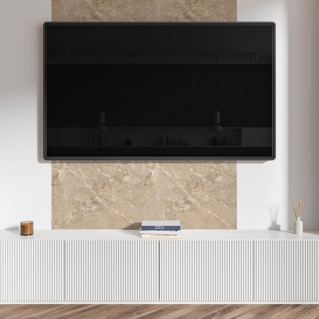 Samoprzylepna Dekoracja Winylowa Na Ścianę 120X60 Cm Naturalny Wzór Marmuru