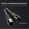 65mm Size Butterfly Hole Socket Wrench Black Finish Wing Nut Socket Tool  for Automotive Repair