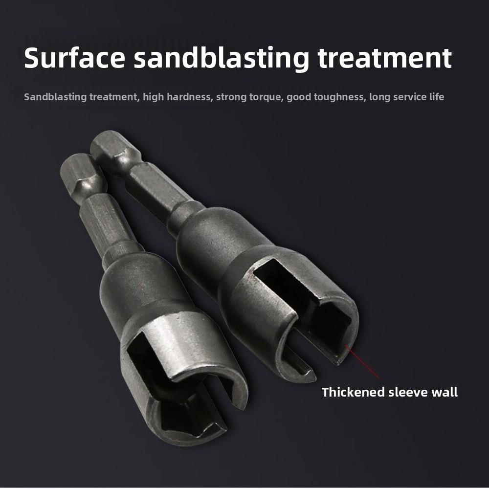 65mm Size Butterfly Hole Socket Wrench Black Finish Wing Nut Socket Tool  for Automotive Repair
