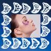 16Pcs Face Painting Tattoo Stencil Diy Hand Drawn Spray Painting Eyebrow Tattoo Template Dance Party Makeup Tools Beauty Sticker