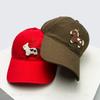 New Unisex Korean Cute Little Horse Baseball Hats Sunshade Cartoon Versatile Simple Peaked Caps Casual Fashion Preppy Style Ins