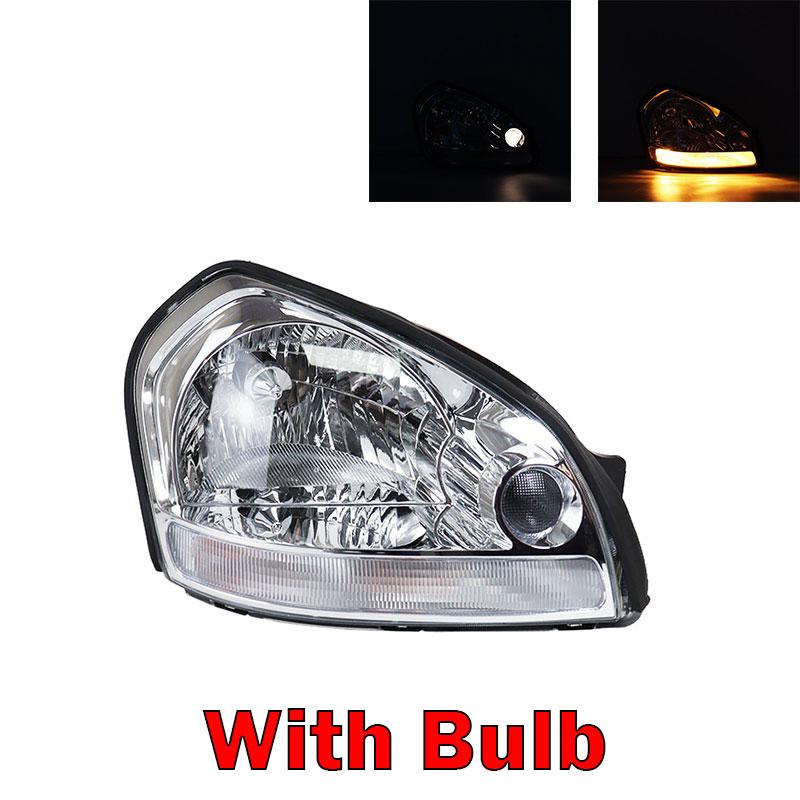 Exterior Accessories For Hyundai Tucson 2005 2006 2007 2008 2009 2010 Car Daytime Running Lights Headlights Signal Lamp Assembly