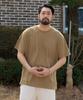 Jeneleolwogseu N-Gs-800 Basic Short Sleeve T-Shirt_Dark Beige