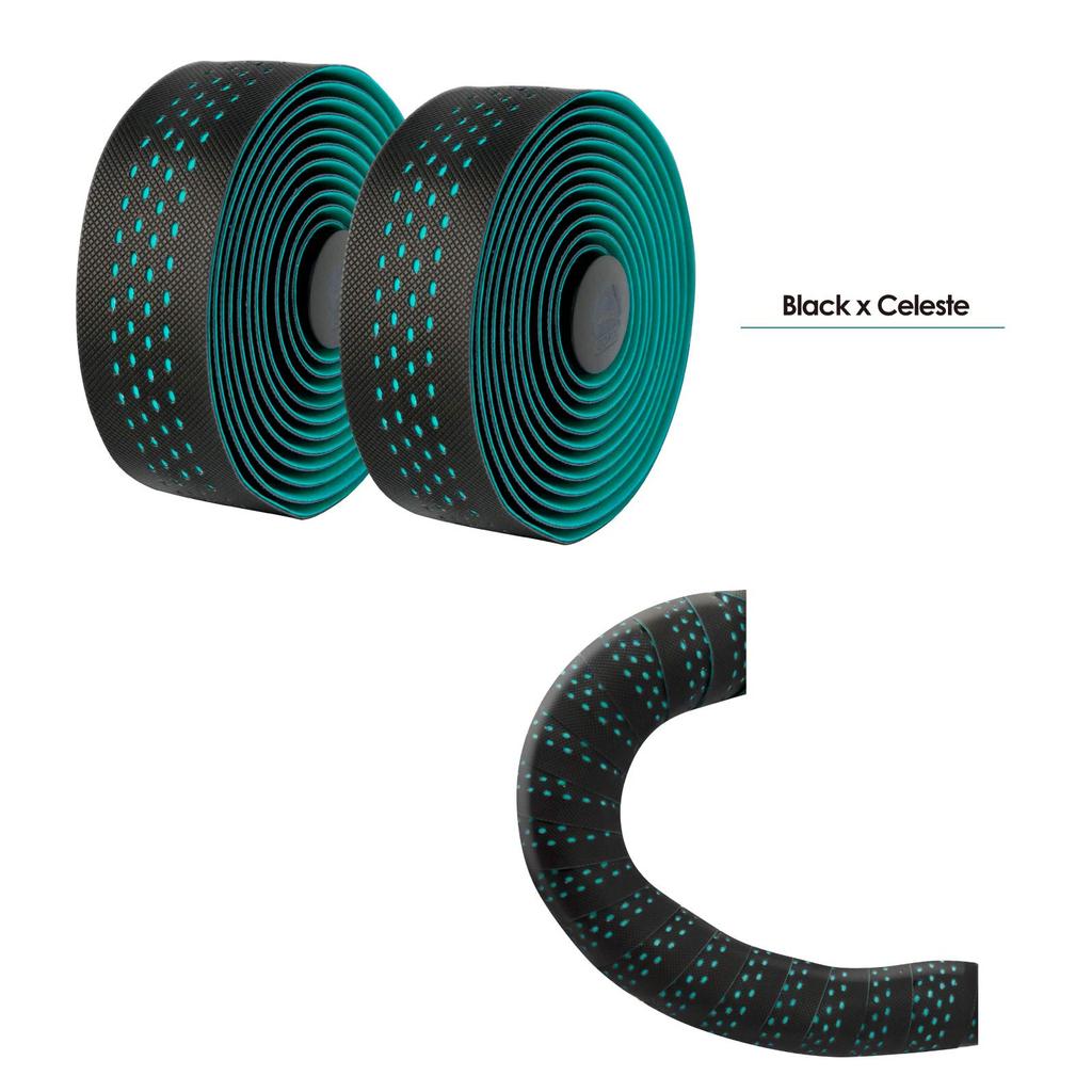 GORIX Road Bike Bar 2 Colors Black X Red Tape, (GX-063BD), Anti-Slip, Shock-Absorbing,