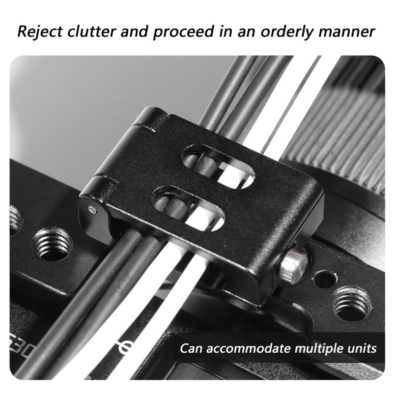 DSLR Camera Cable Organization Clip HDTV Data Cable Clamp Wire Lock Mount Adapter for Securing Camera Lighting Equipment